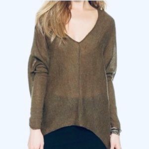 Free People Slouchy Wool Alpaca Sweater